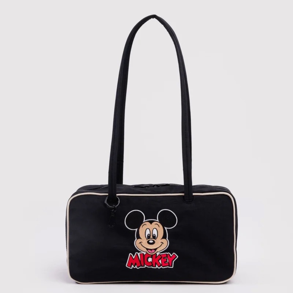 Brand New! Baggu Nylon Bowler Bag Embroidered Mickey Mouse Club